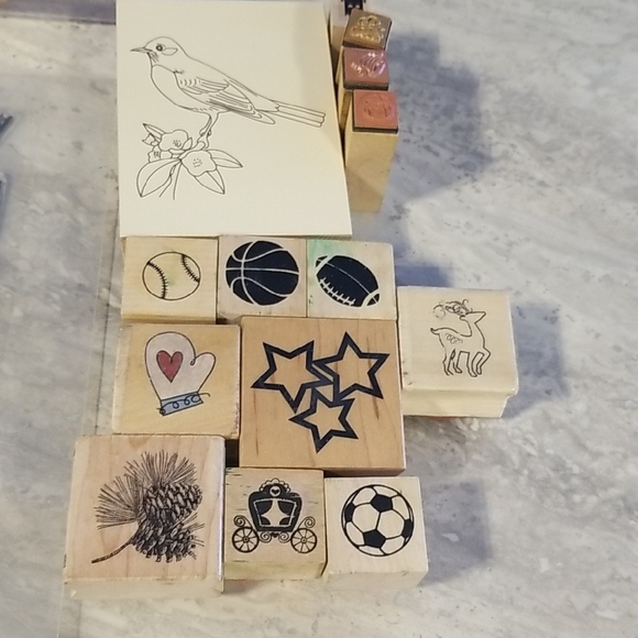 Assorted Scrapbooking Stamp Lot - Picture 2 of 9